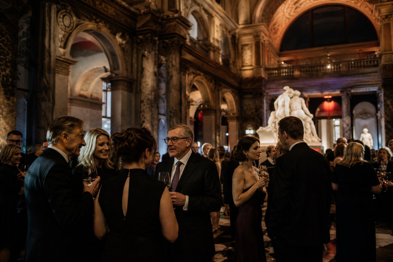 Organizacja eventów - ekskluzywne przyjęcie w reprezentacyjnej sali muzealnej