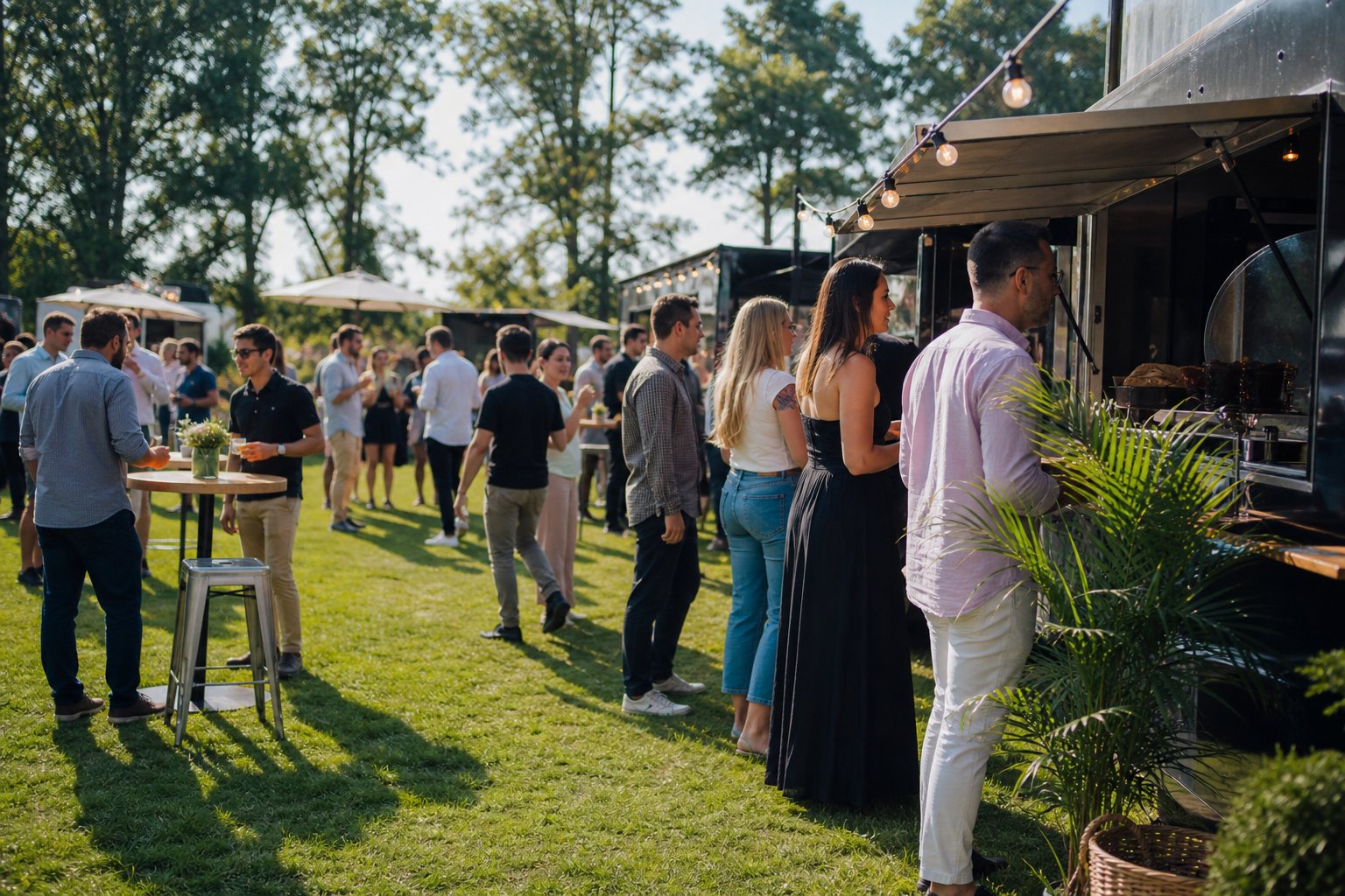 Agencja eventowa Knurów - piknik firmowy z food truckami i strefami gastronomicznymi